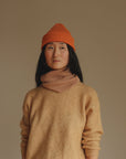 adult BEANIE orange