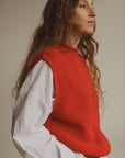 Vest Helle adult red