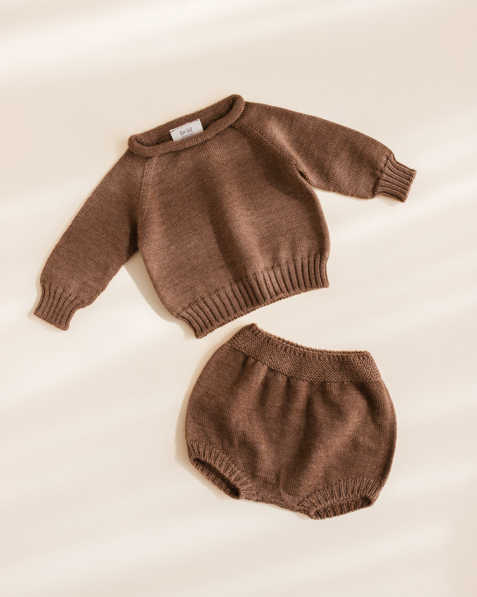 sweater georgette mocha